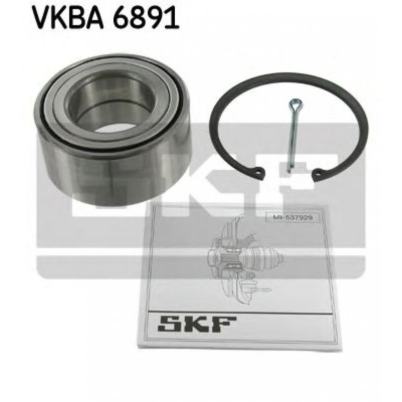 VKBA 6891 SKF Підшипник кульковий d>30